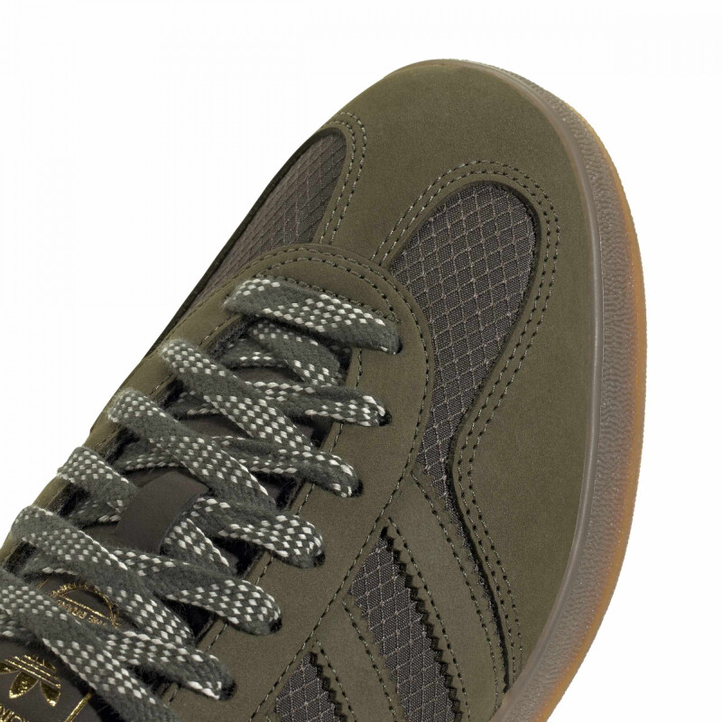 Championes ADIDAS GAZELLE INDOOR de Hombre - JQ8396 Verde-marron