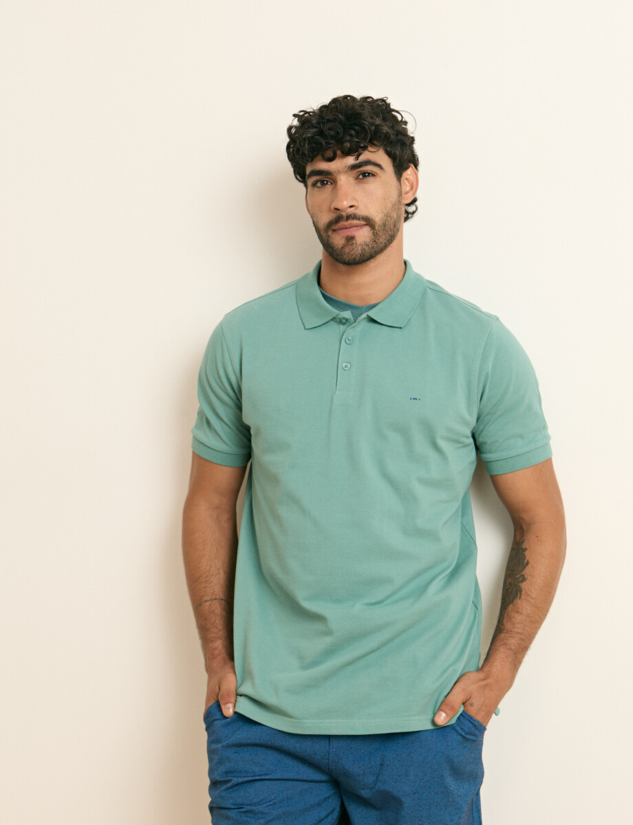520752 REMERA HARRINGTON LABEL Verde