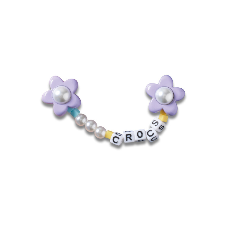 Jibbitz Purple Meta Flower Chain Multicolor