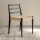 Silla Analy / Madera y Fibra Negro