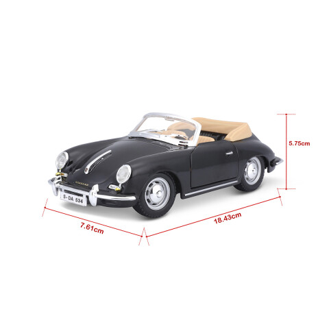 Auto de Colección Bburago Escala 1:24 PORSCHE NEGRO