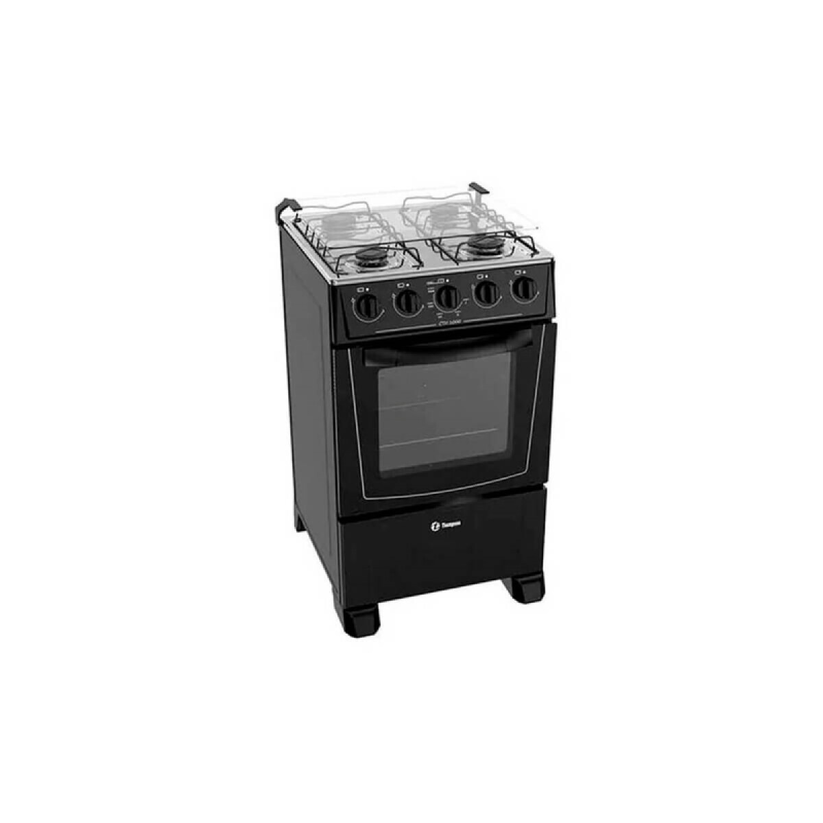 Cocina Gas Thompson James Negra Cth1000 