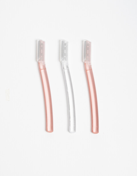 Complementos de cosmética para rostro Herramientas faciales Set De Bisturíes Faciales - Rosa Claro