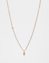 Cadena Corta con Dije Strass Collar Con Dije De Heladito - Dorado
