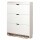 Zapatero Organizador Vertical De 3 Estantes Blanco