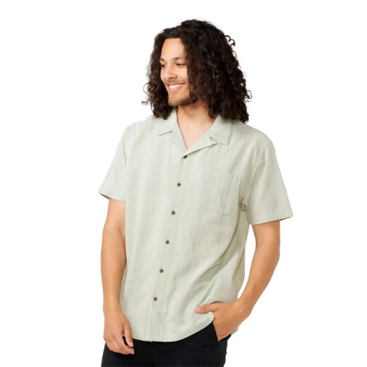 Camisa Rip Curl Check Mate S/S Shirt - Verde Camisa Rip Curl Check Mate S/S Shirt - Verde