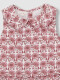 Vestido Estampado Flores Berenjena