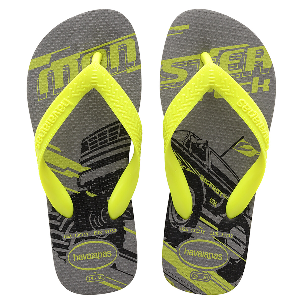 Sandalias Infantiles Havaianas Kids Athletic - Gris 