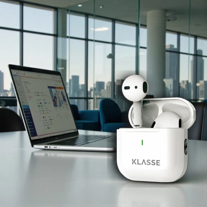 Auriculares Inalambricos In-ear Klasse | Color blanco Auriculares Inalambricos In-ear Klasse | Color blanco