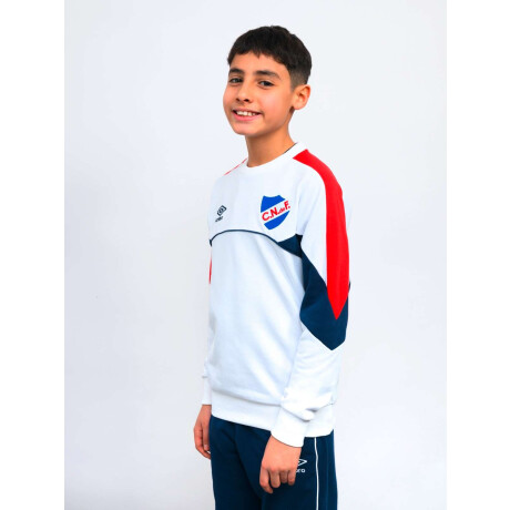 Abrigo Buzo Media larga de Niños Blanco