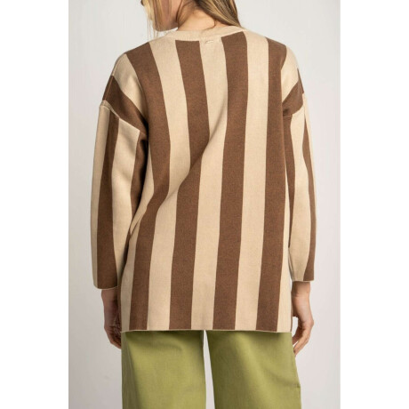 Sweater Rayado Mocha