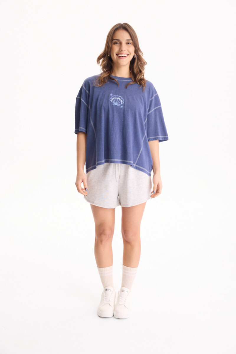 Remera Shell Azul