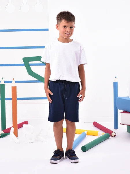 SHORT DEPORTIVO AZUL
