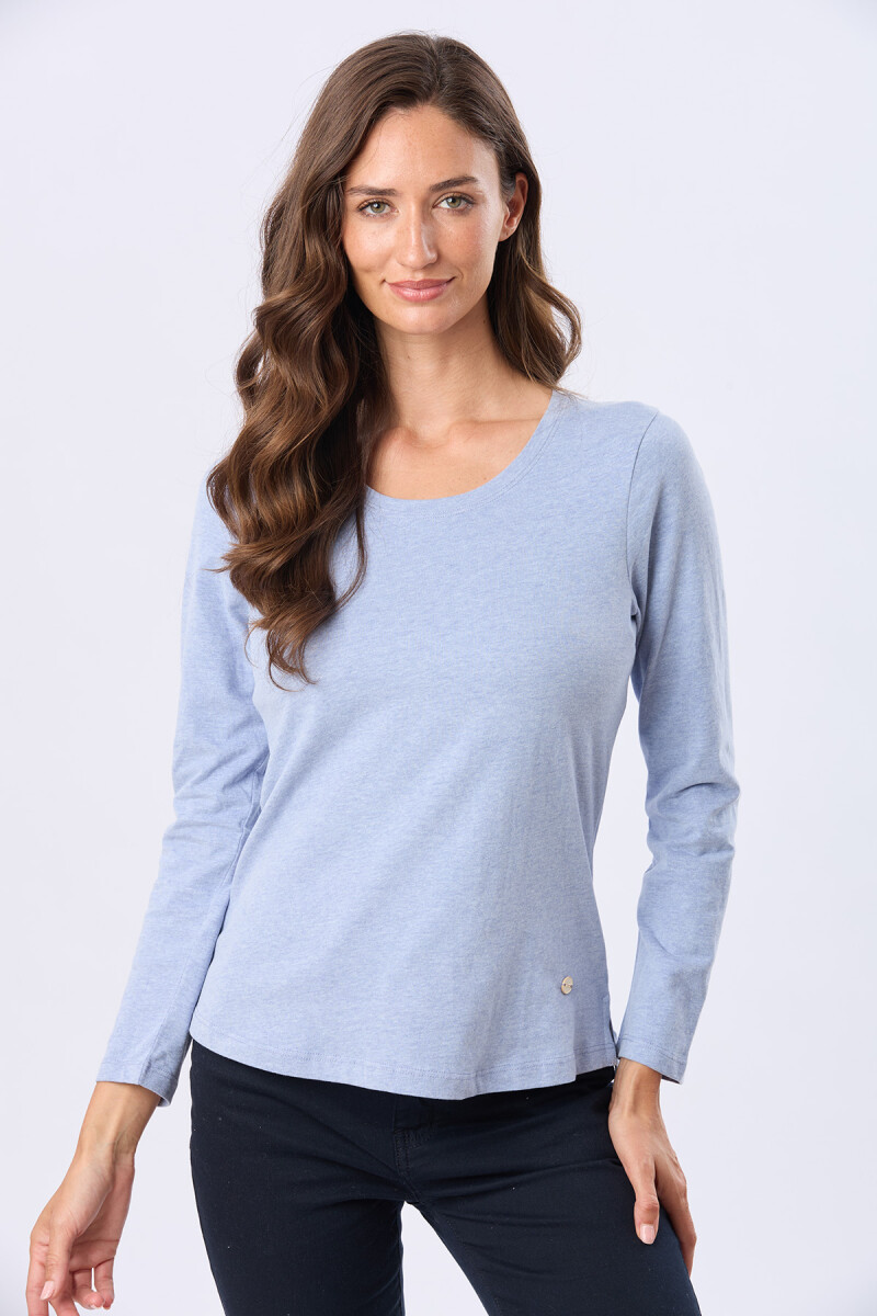 REMERA BÁSICA DE ALGODÓN - Pistacho 