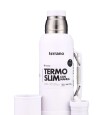 Termo Slim 750Ml. Con Base Silicona Blanco