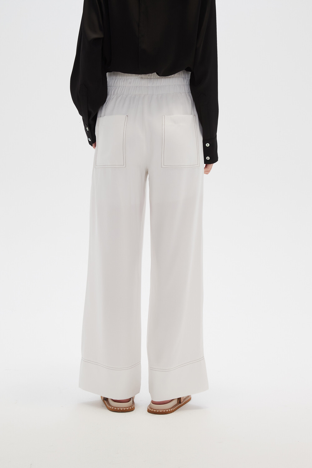 Pantalon Crescent Marfil / Off White