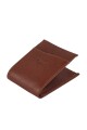 Billetera con triple tarjetero Marrón