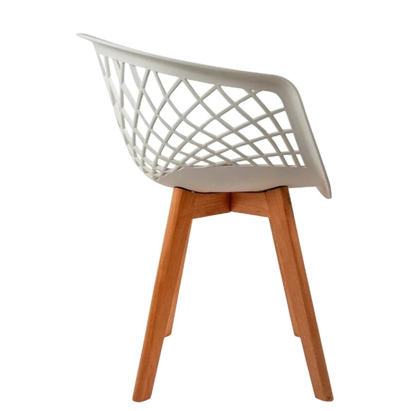 SILLA WEB WOOD - COLOR BLANCA SILLA WEB WOOD - COLOR BLANCA