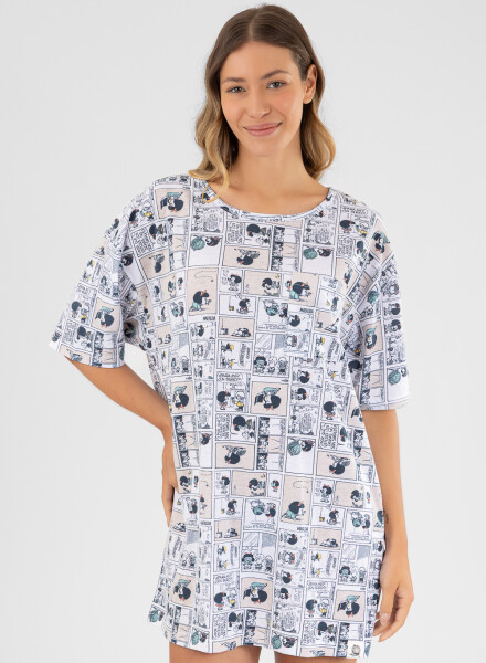 Camison mafalda 1 Marfil
