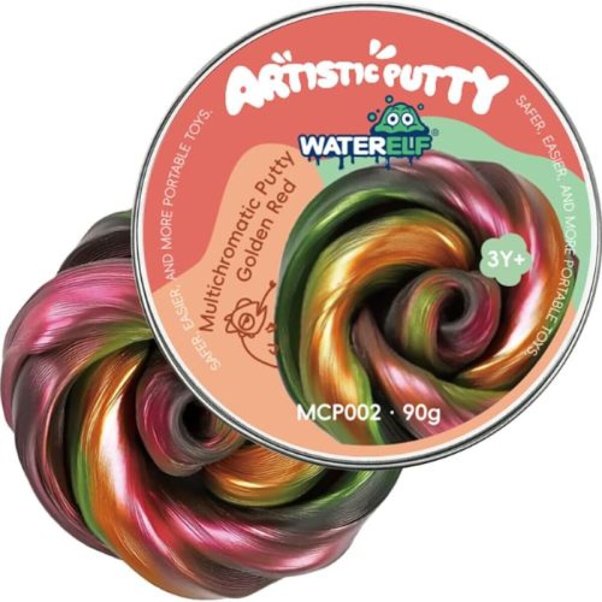SUPER ILLUSIONS PUTTY SLIME - Redgold 