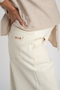 Jean Lemon Mama Wide Leg Nacar