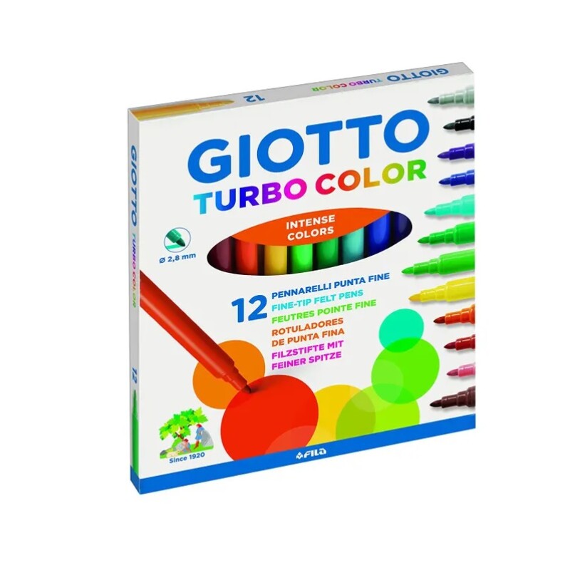 Marcadores Escolares Giotto Fino – Set x6 Unidades MARCADOR ESCOLAR GIOTTO FINO X6 UNID