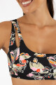 Top begonia print Waikiki