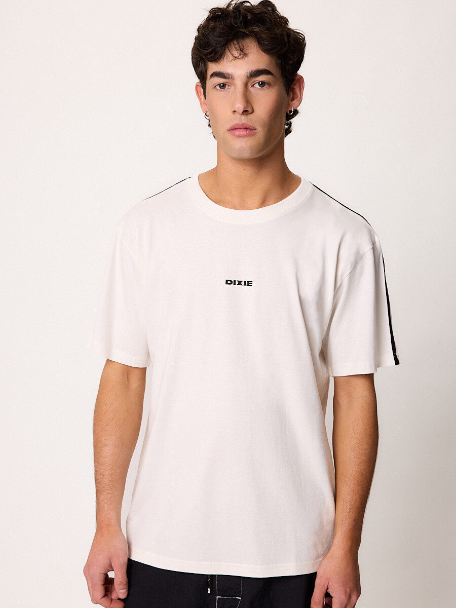 T-SHIRT M/C NAYROBY DIXIE - Blanco 
