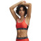UA Crossback Mid Bra-RED RED-690