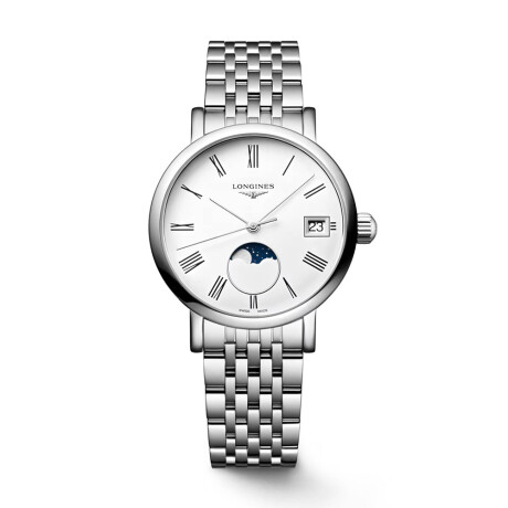 Reloj LONGINES Elegant Collection Moonphase de acero Reloj LONGINES Elegant Collection Moonphase de acero