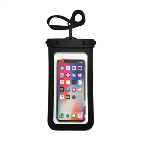 Estuche impermeable para celular Negro