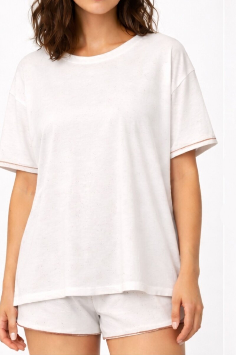 Pijama Dada Viscosa Lino Beige