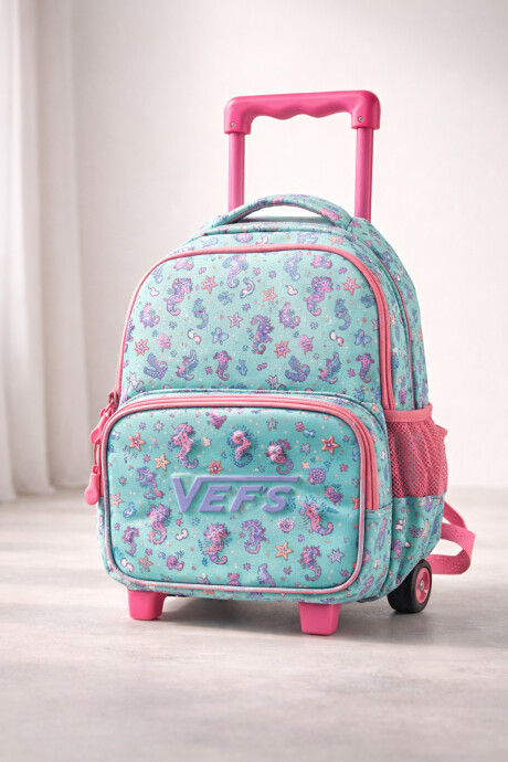 Mochila con Rueditas Caballos de mar