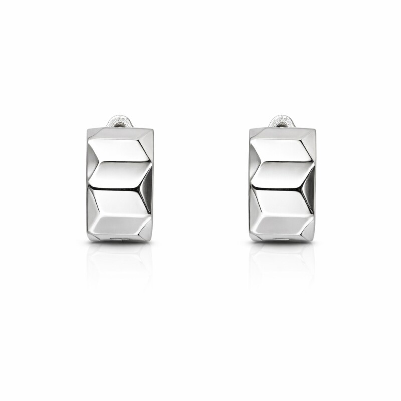 Caravanas Aro Geometrico- Plata 925 - CA4218 sinpiedra