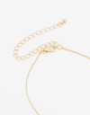 Collares Cortos San Valentin Collar Corto San Valentín - Dorado Plata Cepillada