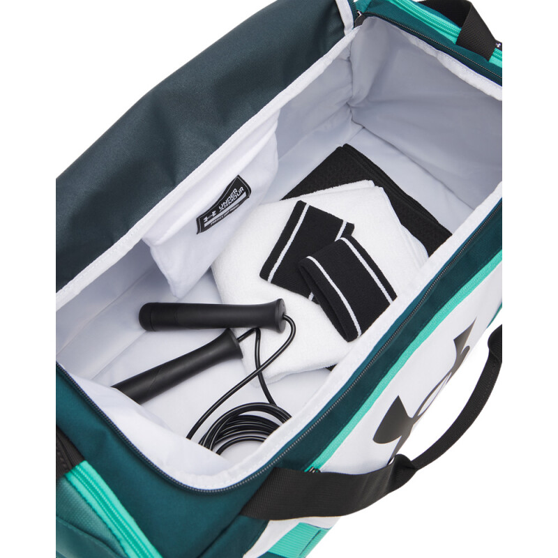 UA Undeniable 5.0 Duffle SM-BLU WHT-100