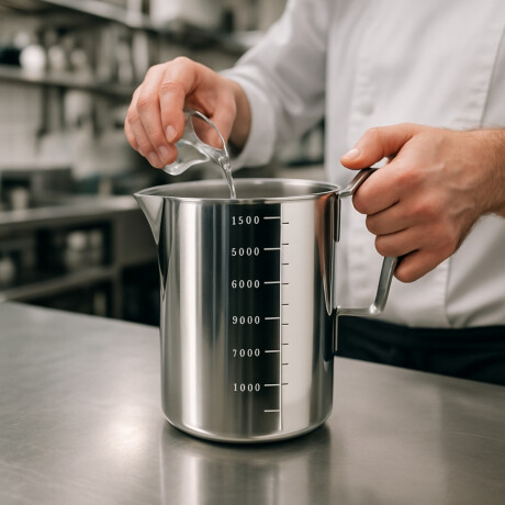 Jarra medidora. De acero inoxidable 5 Lts Lacor Jarra medidora. De acero inoxidable 5 Lts Lacor