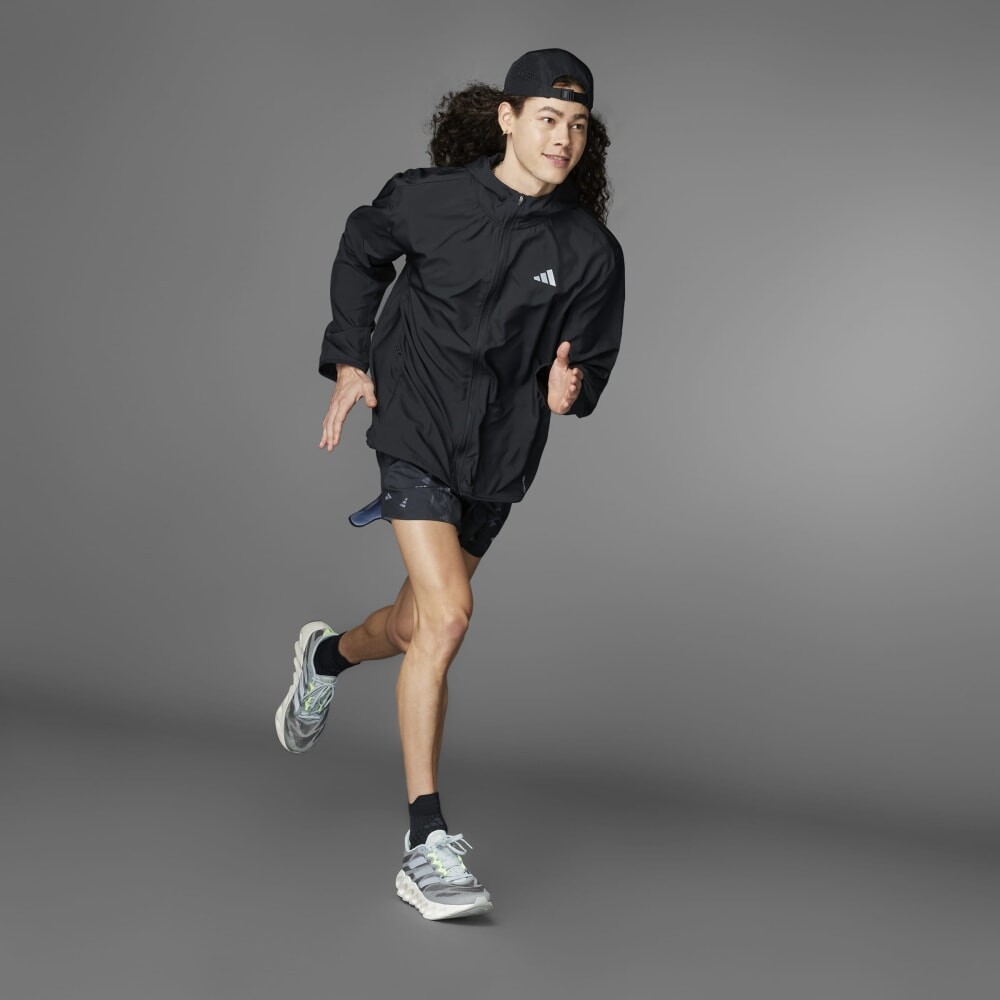 Casaca Running Run It Jacket Hombre Black