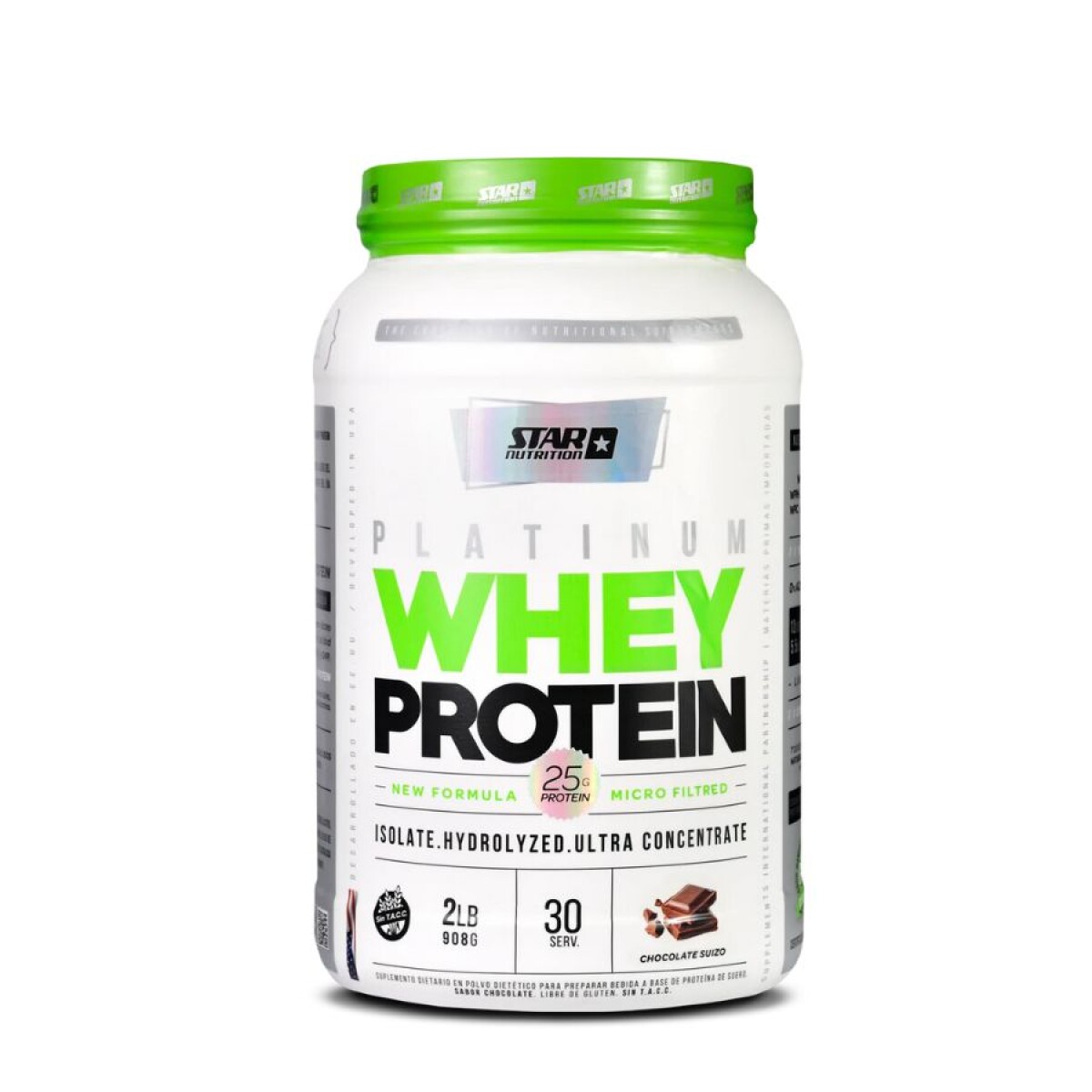 Proteína Star Nutrition Platinum Whey 2LB - CHOCOLATE 