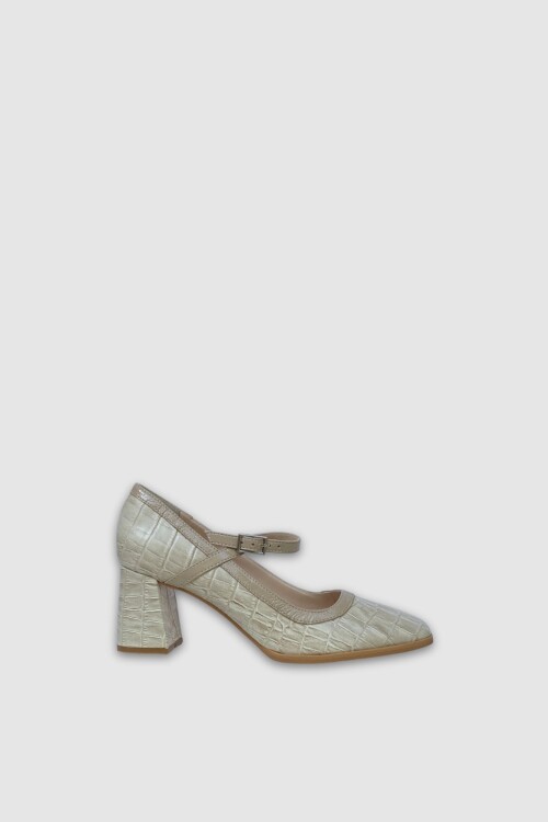 Zapato Roma Crocco Beige