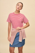 REMERA SCALA Blanco/Rojo