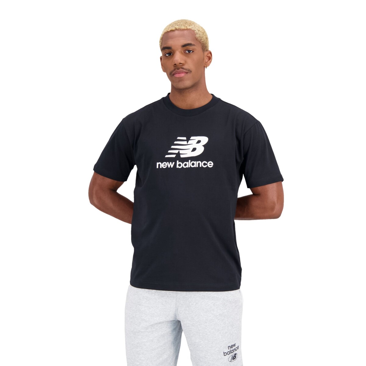 Remera New Balance Essentials de Hombre - MT31541BK - Negro 