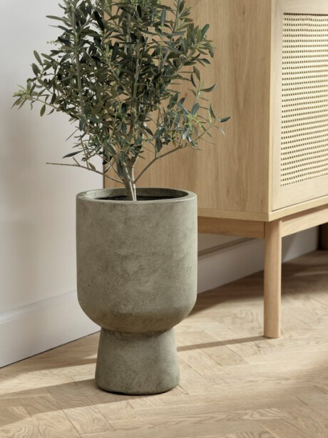 Maceta SOLVI Ø25xA40cm verde Maceta SOLVI Ø25xA40cm verde