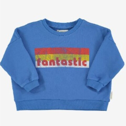 SS25.FLP2505A Buzo Niños Manga Larga Azul Fantastic Piupiuchick - 3 Años