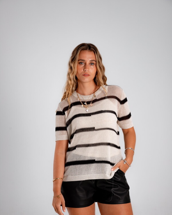 Remera Camille crudo