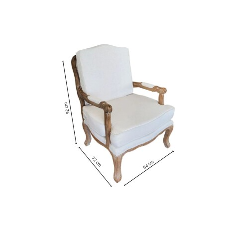 Promo 2 Poltronas Luis XV Crema Promo 2 Poltronas Luis XV Crema