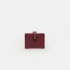 Billetera Sand En Cuero Graneado Bordeaux