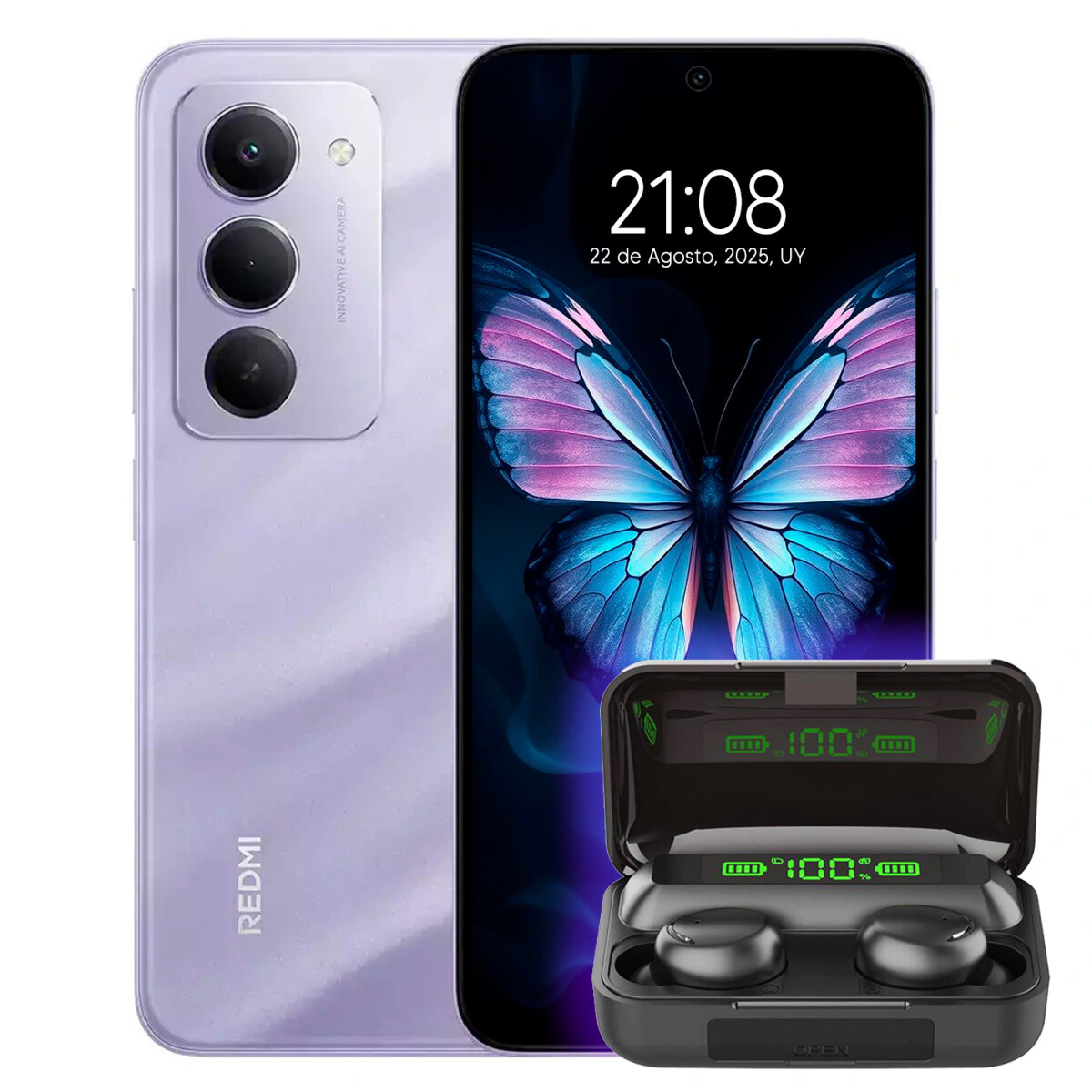 Xiaomi Redmi 15 6/128 Gb + Regalo - VIOLETA 