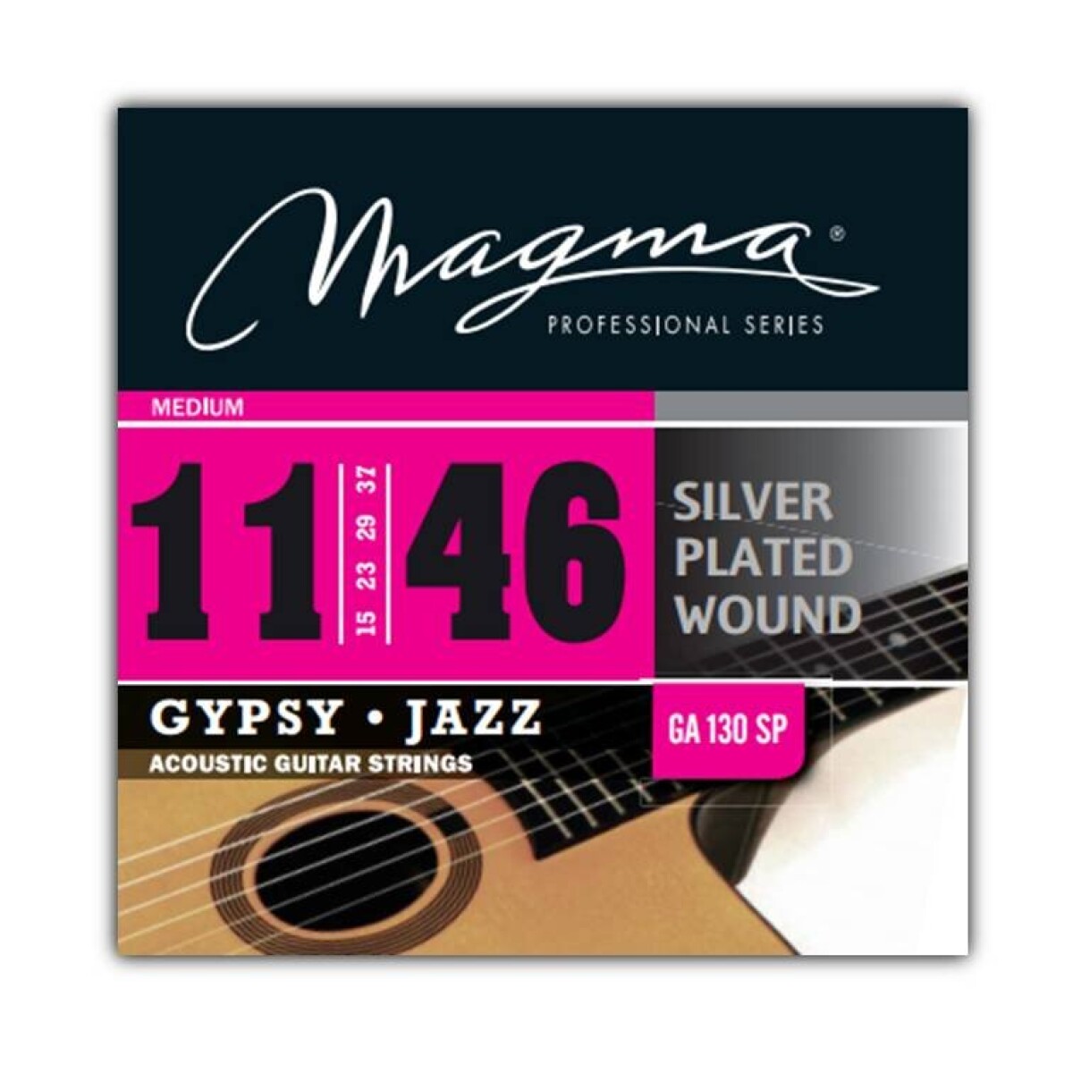 Encordado Guitarra Acustica Magma Gypsy Jazz .011 GA130SP 
