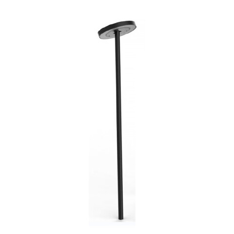 Pincho caminero LED negro 8W cálido 160cm IP65 ZU0202